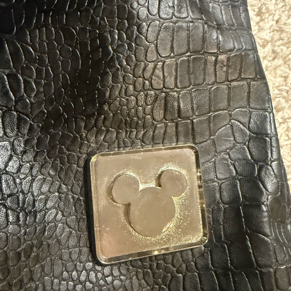 Disney Black Textured Backpack - Picture 2 of 6